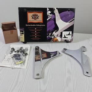 Harley-Davidson Detachable Sideplates for Softail – Chrome Finish – Genuine OEM